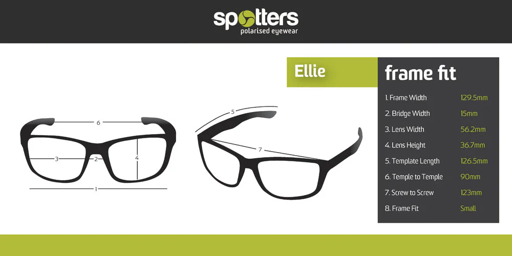Spotters Sunglasses Ellie Gloss Black - Image 3